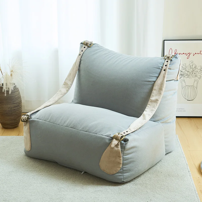 Lazy sofa with suspenders Tatami cushion Japanese sofa balcony bedroom creative chair