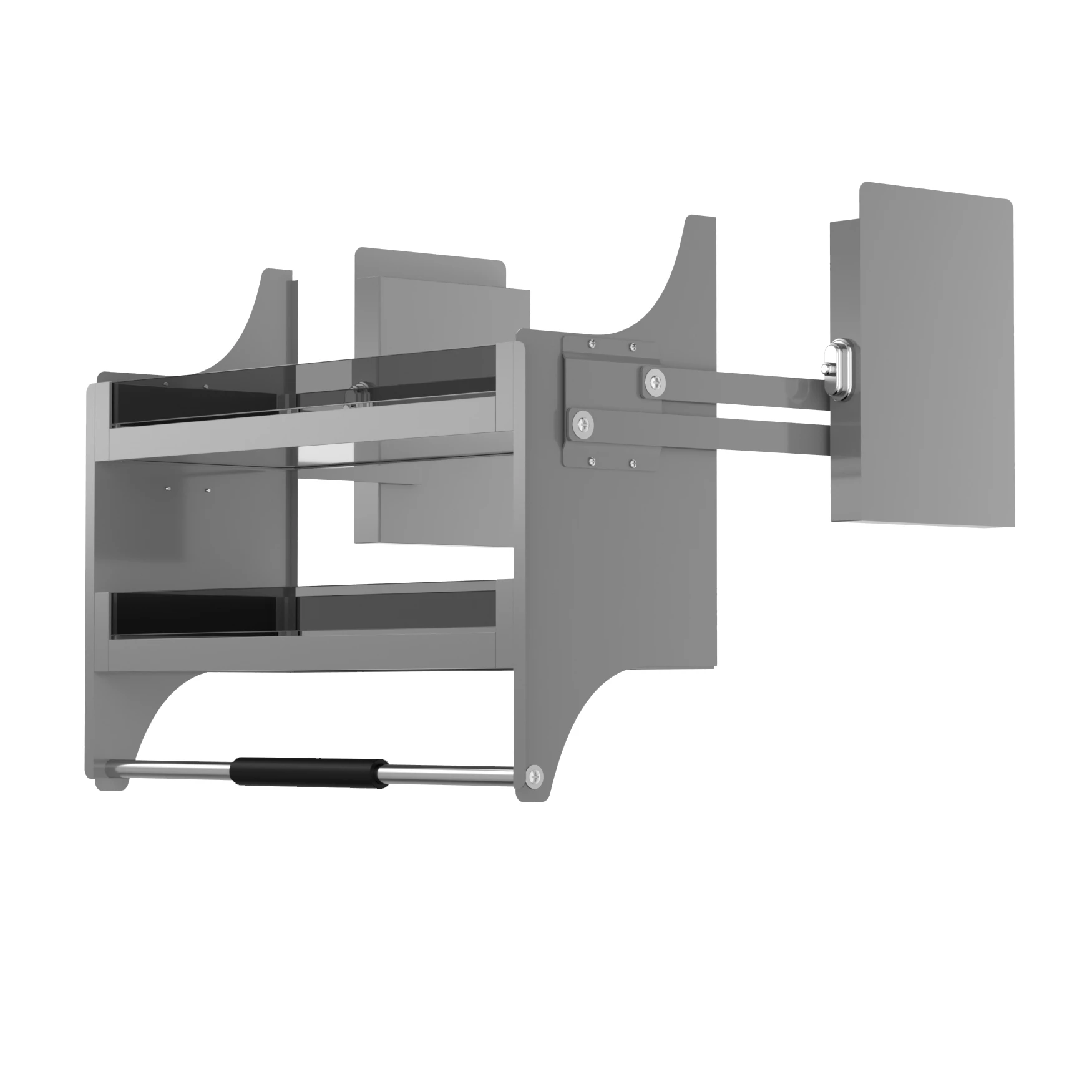 Guote Pull Down Kitchen Cabinet Shelves Bowl Dish Rack Lifting Elevator Wire Basket lifting table