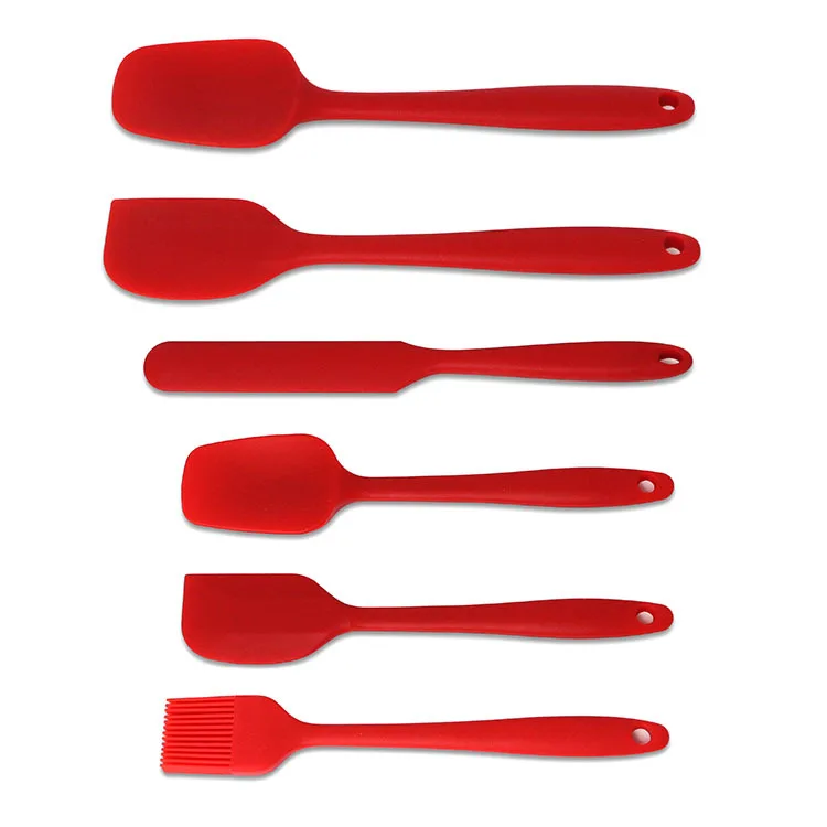 Горячая продажа цельный дизайн 9 шт шпатель набор универсальный силиконовый шпатель кухонная утварь для выпечки и смешивания