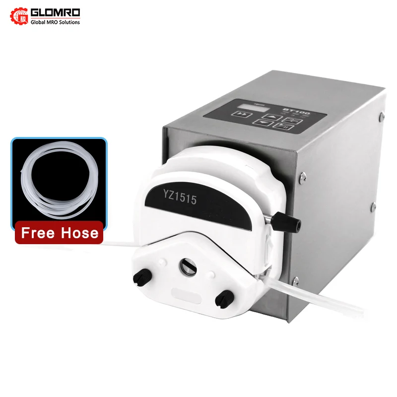 Multi-channel peristaltic pump laboratory perfusion chromatography filtration small pulsating hose injection constant flow