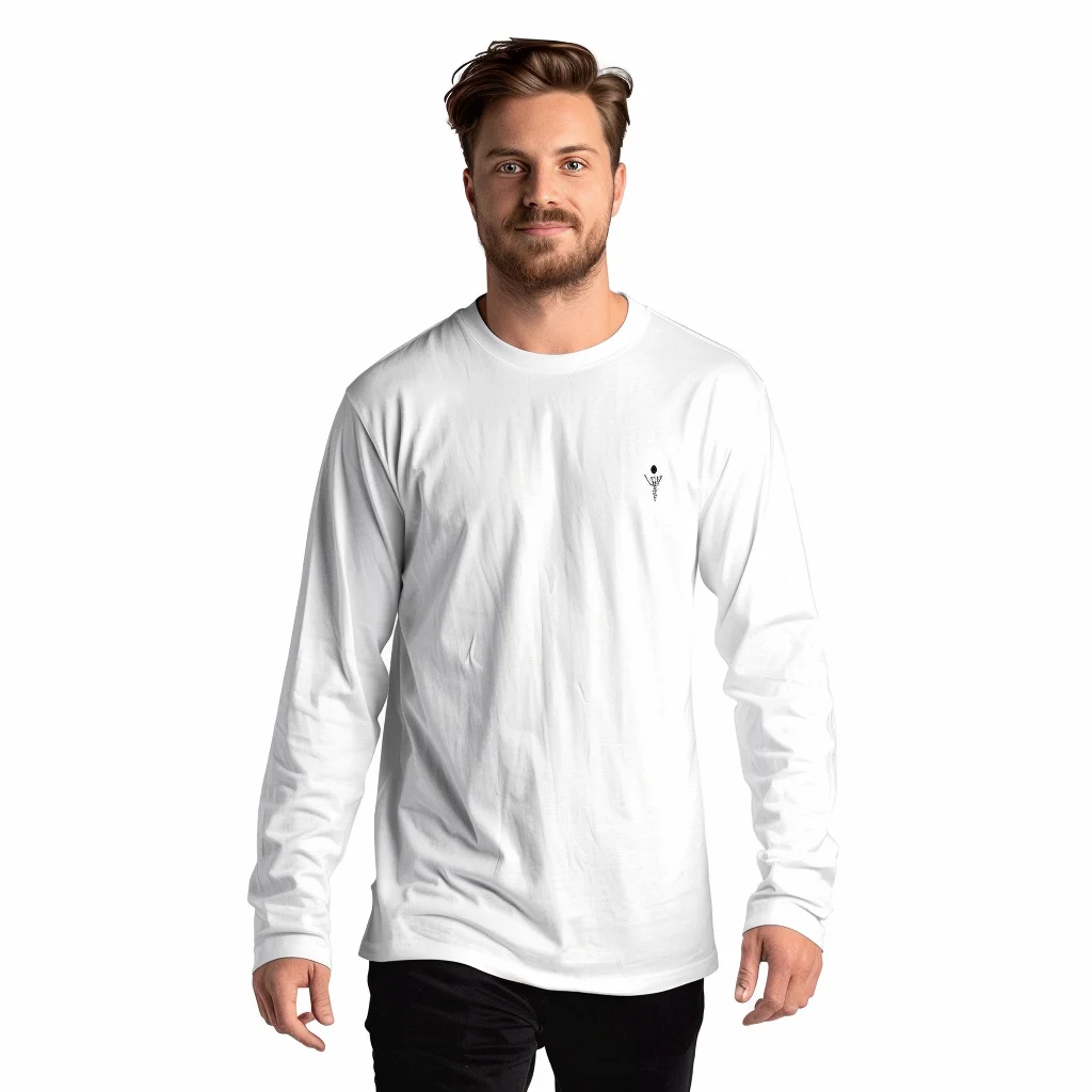 Factory Directly High Quality Custom Screen Printed 100% Cotton Long Sleeve T-shirt