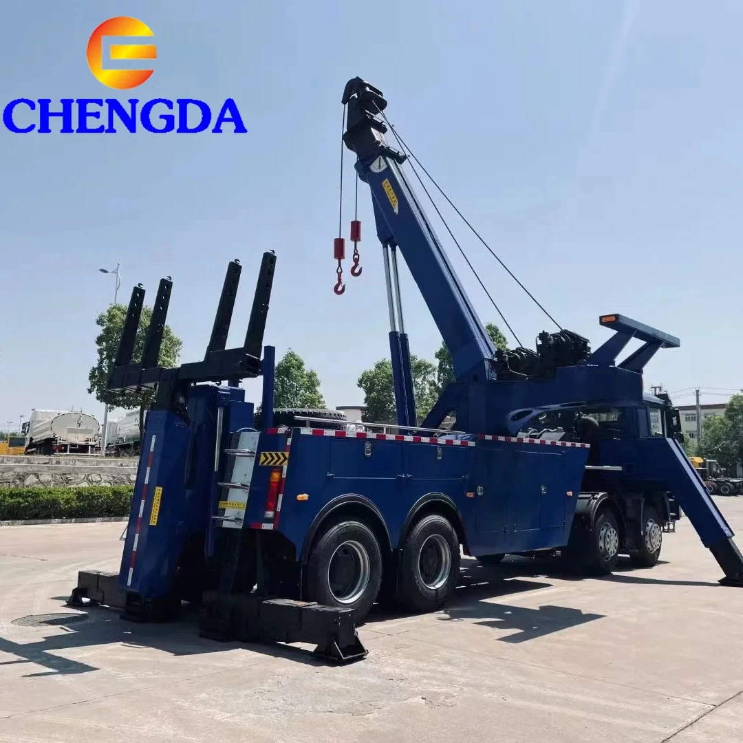 New Shacman 6x4 Heavy Duty Rotator Wrecker Truck 30ton Wrecker Towing Truck for sale