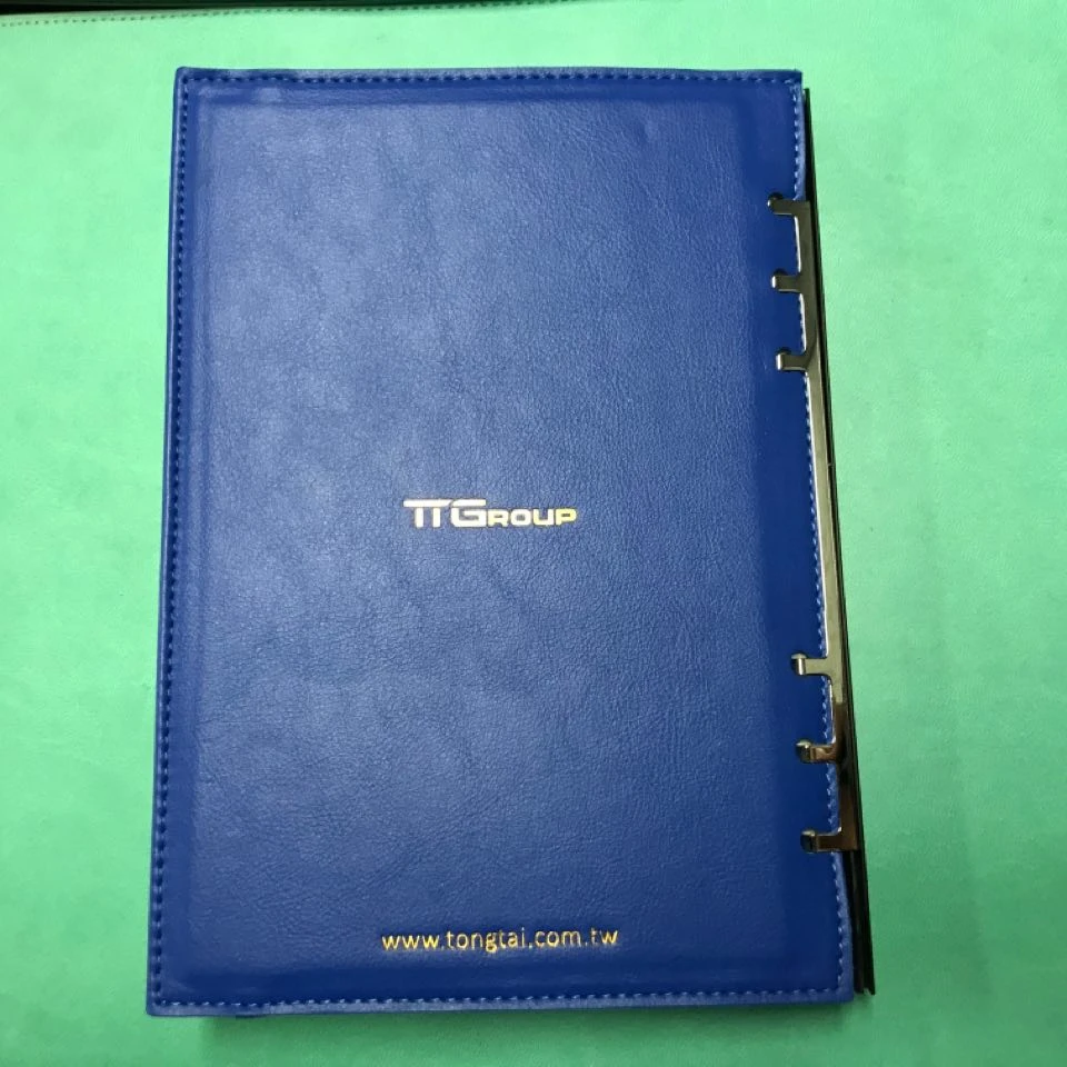 
2021 blue notebook with PU leather cover 