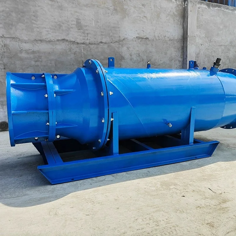Customized large submersible axial flow pump automatic large flow flood control pump sled mixed flow pump