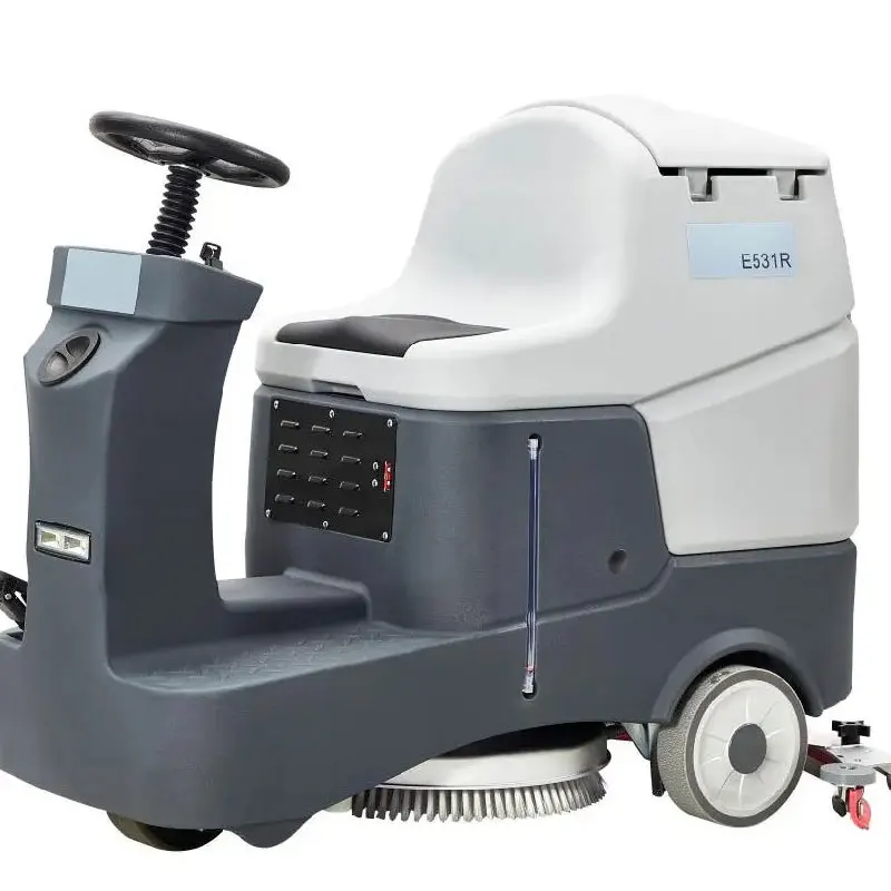 Electric Ride On Automatic Shopping Mall House Wet And Dry Hard Cement Granite Gym Laminate Smart Floor Tile Cleaning Machine