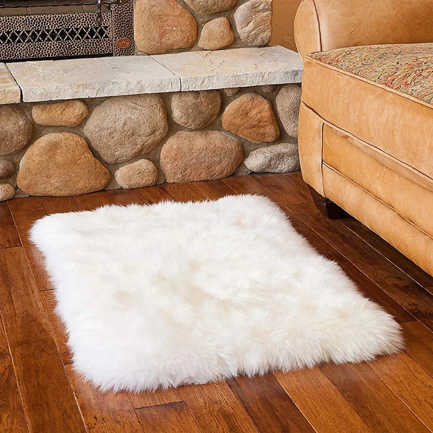china factory sheepskin rug wool bed fur blanket mattress shaggy rug sheepskin area rug