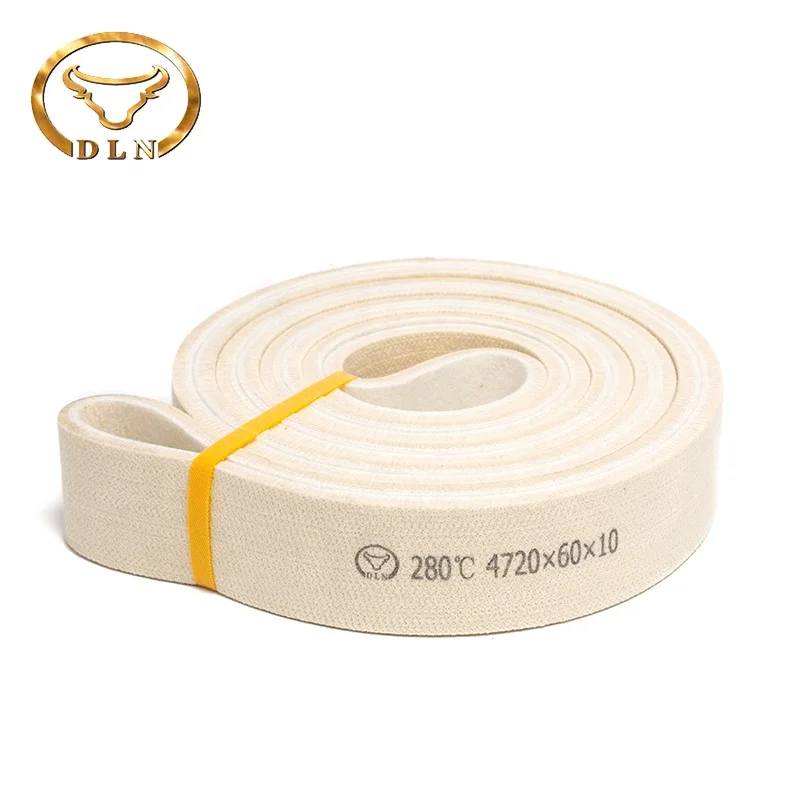 
Off white Nomex conveyor belt for aluminium extrusion industry 