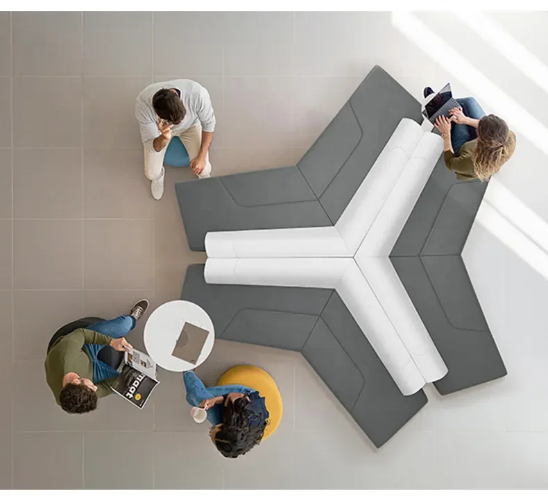 office lounge sofa design reception seating leisure sofa for office and hotel waiting room lounge curved modular sofa