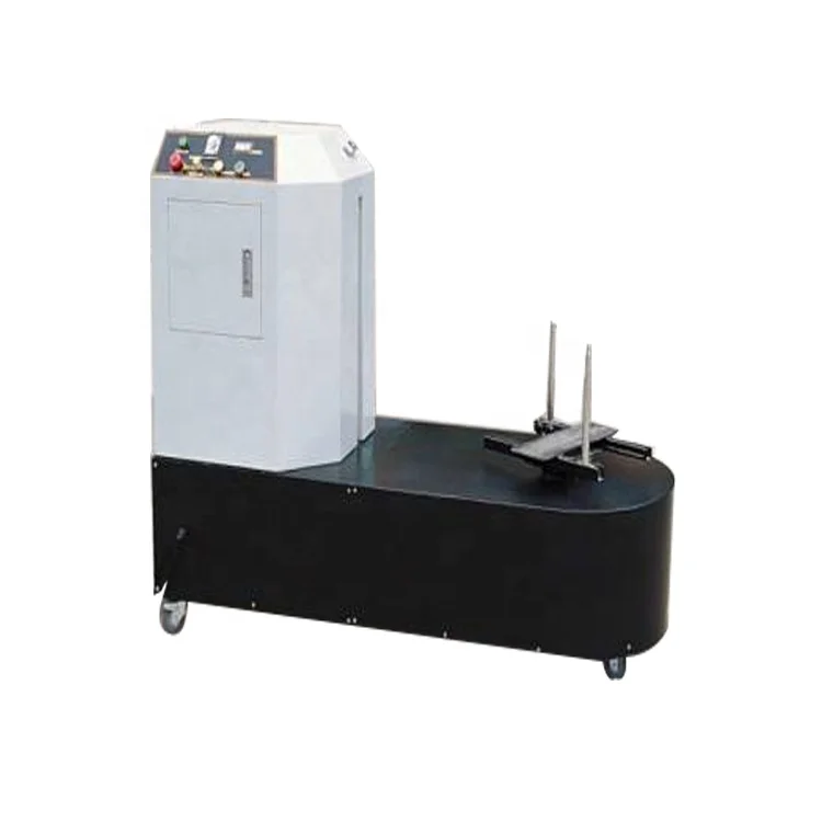 
Automatic Wrap film airport luggage stretch wrapping machine 