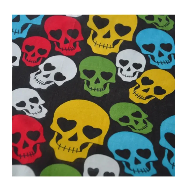 wholesale skull headwear riding outdoor multifunction custom print fabric christmas dog bandana