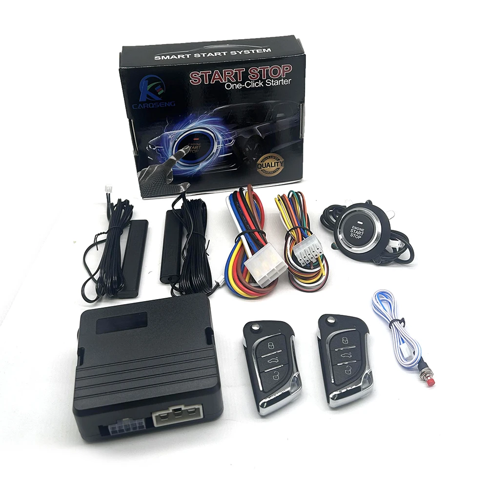 Universal PKE Keyless Entry Car Start stop system With Car Alarms Central Locking Anti-theft Kit for Vehicle Car Keys