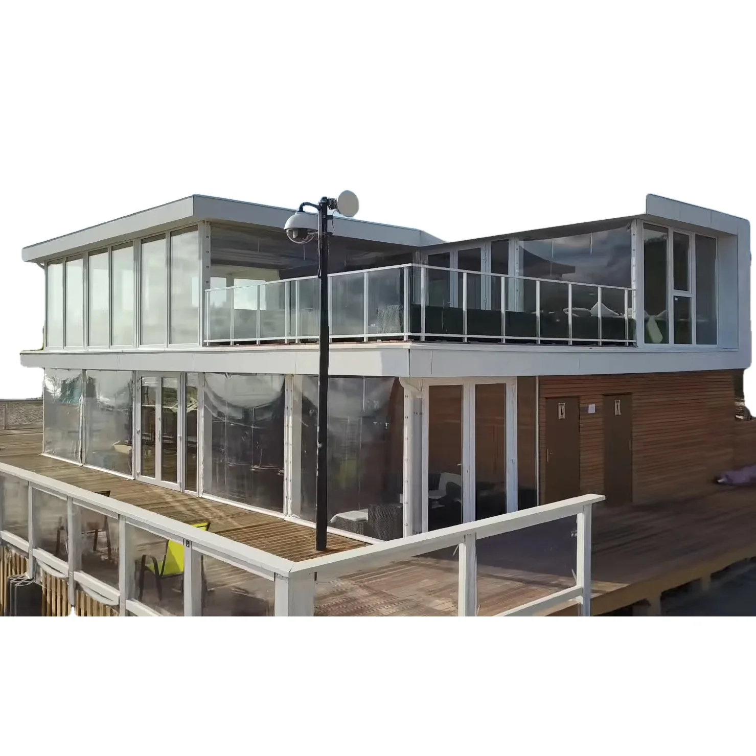 Быстрая сборка/плоский пакет/модульный контейнер/2 этажа/пляжный экскурсионный барочный дом для туризма/отдыха/развлечений