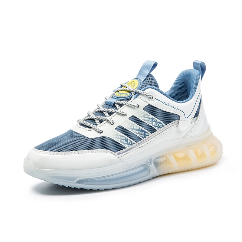 new white leather sling back lace up air cushion fancy hollow sneakers running shoes men men running shoes