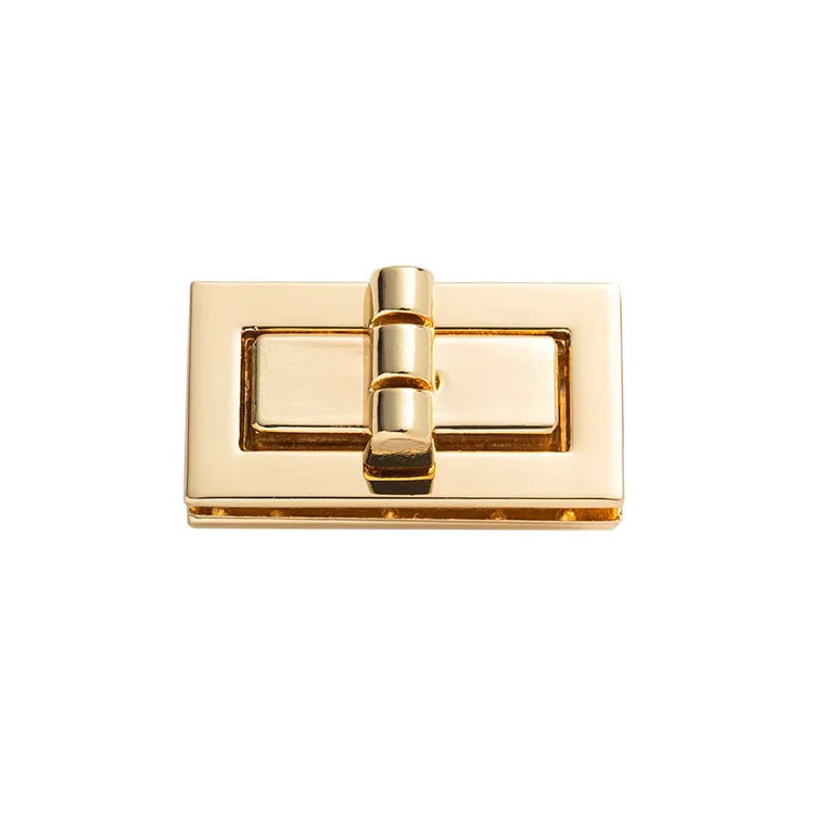 Custom Design Zinc Alloy Bag Hardware Classic Metal Lock for Handbags