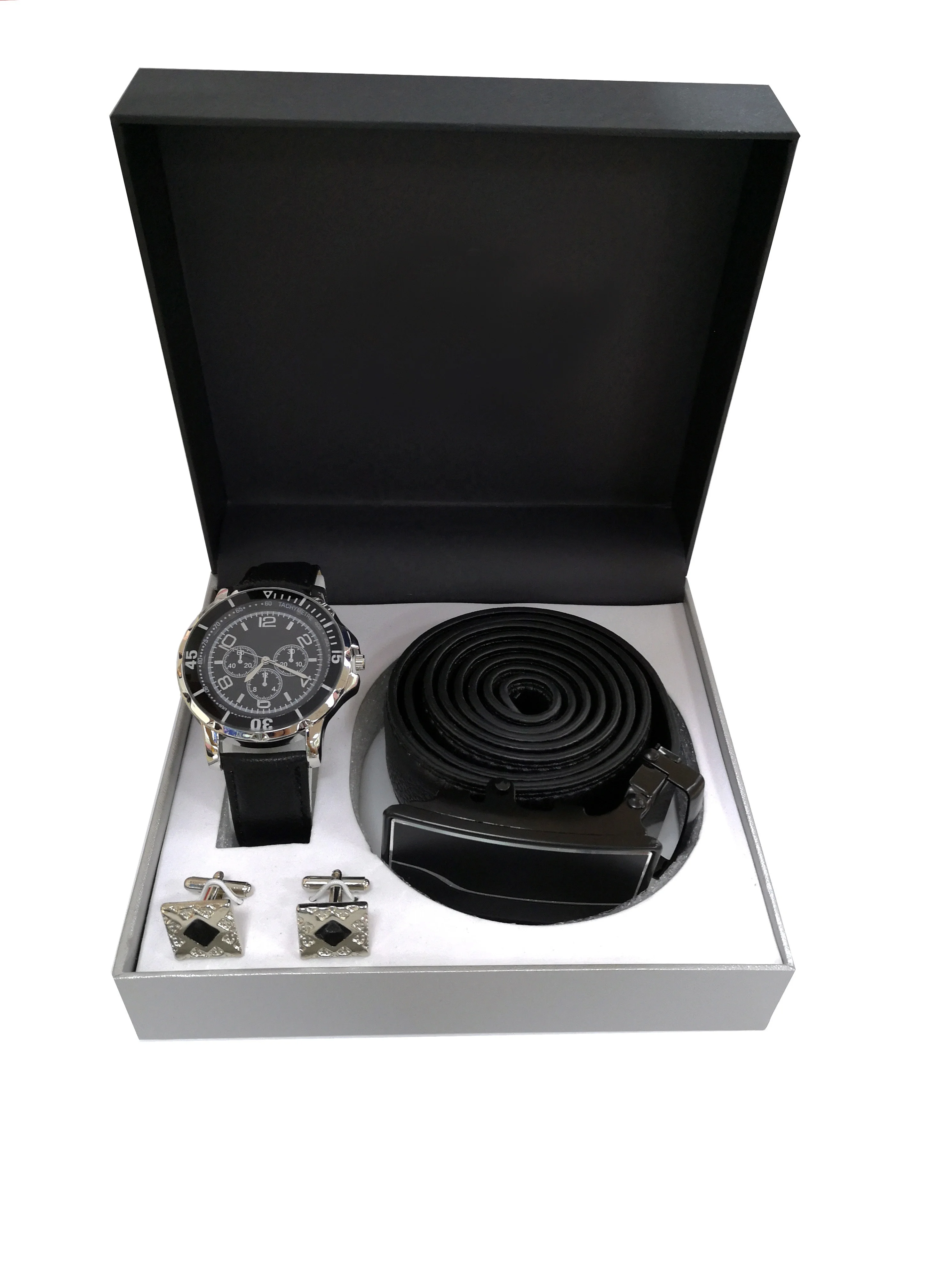 Новейший дизайн индивидуальные мужские часы reloj бумажник Подарочный набор джентльменские подарочные наборы на День отца и святого Валентина