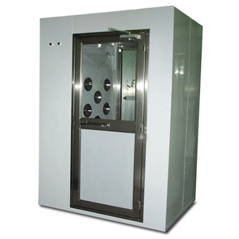 Cleanroom Air Shower Cargo Intelligent Single Blower Motor Stainless Steel Air Shower For Lab