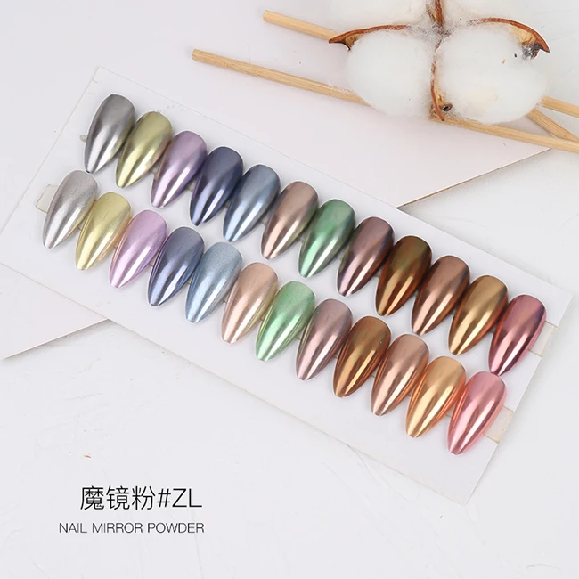 China Factory Direct Sale Chameleon Pigment Gold Mirror Chrome Nail Powder