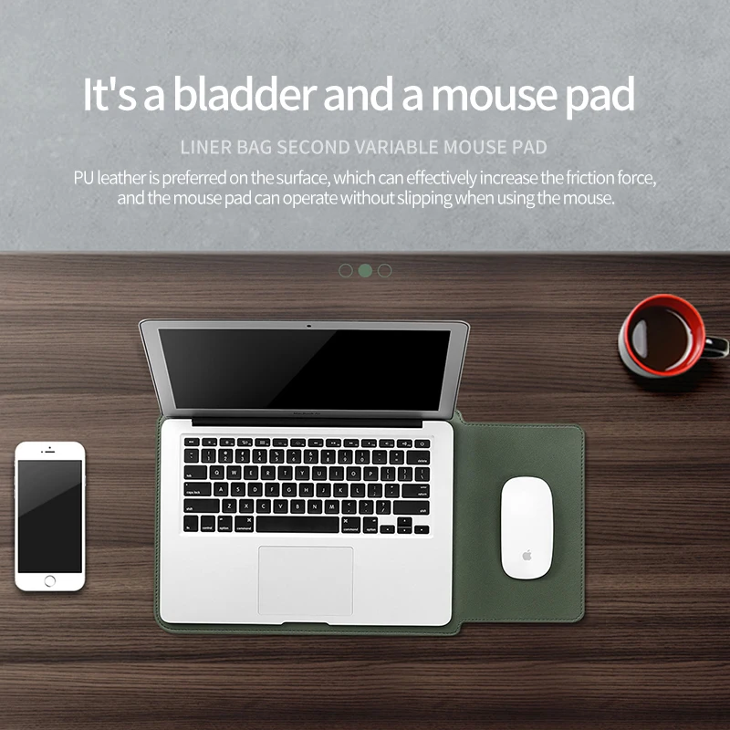 BUBM 12-15 Inch Travel Slim Tablet Pouch Case Lovely PU Leather Hard Shell Waterproof Laptop Sleeve with Stand for Macbook Air