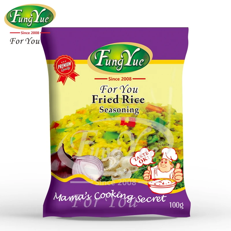 Halal Instant Fried Rice Taste 100g Health Sachet Food Seasoning Powder