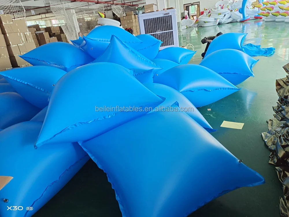 Factory price customized PVC inflatable  Winter  pillow for swimming pool