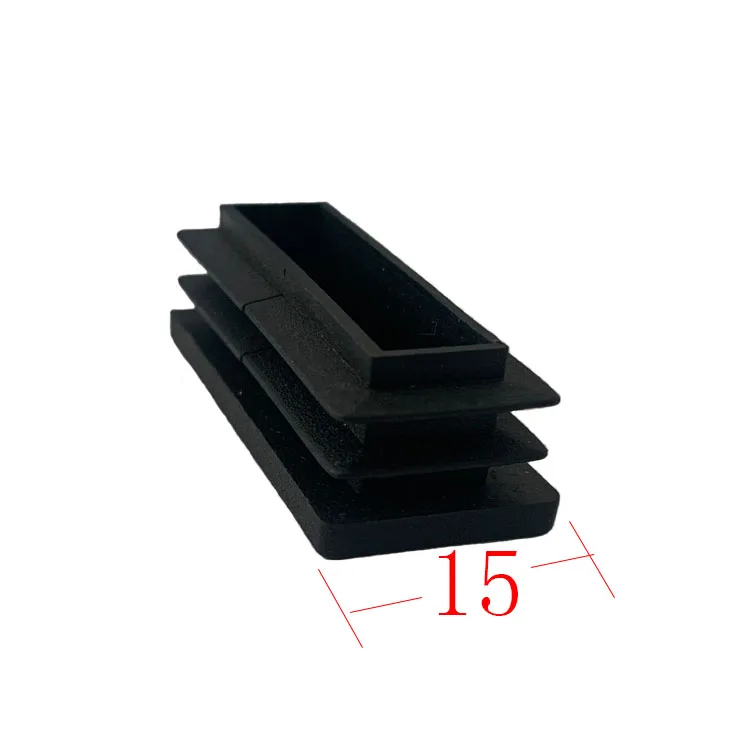 Customized Plastic Accessories Rectangular tube plug China Supplier Plastic Cover Plastic Products for the Equipment&Furniture
