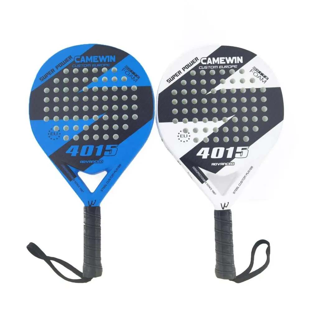 
diamond/teardrop/round shape custom logo light weight high quality pro fiberglass carbon 3k 12k 18k padel racket 