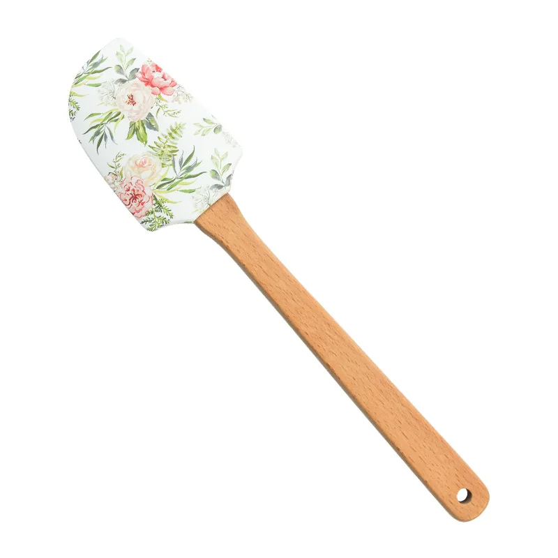 Wholesale 480 Fahrenheit Degree Heat Resistant Silicone Cream Spatula