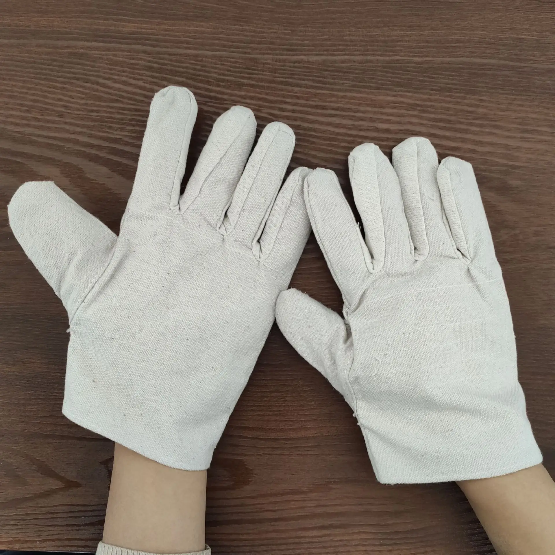 Heavy-Duty Canvas Work Gloves Extra Thick Design Unmatched Durability Reliable Protection Work Cycling Fishing Daily