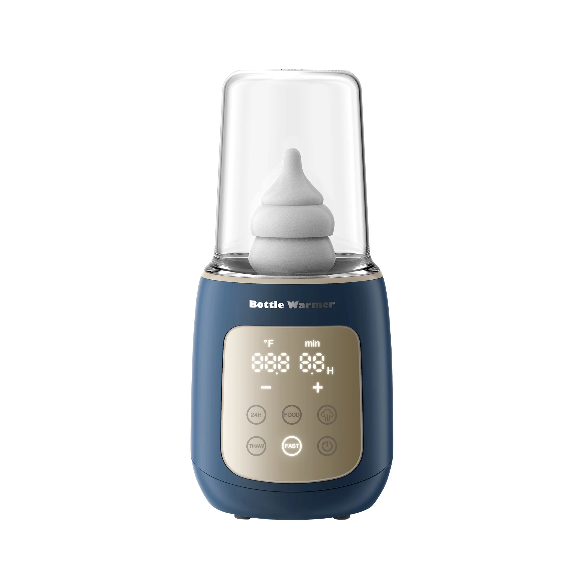 Portable 4 In 1 Electric Touch Control 24H Constant Temperature Single Baby Bottle Warmer Milk Heater