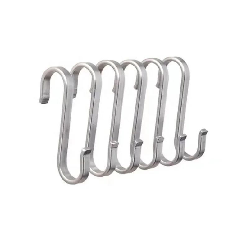 
Wholesale Small Iron Silver S Shaped Chrome Bathroom Hook 2021 