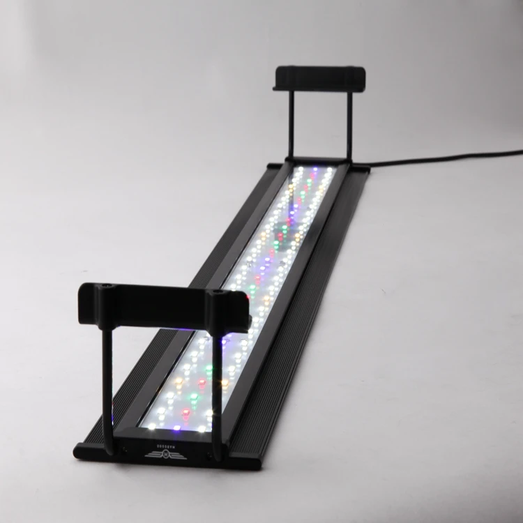 MARGGOO MA03-FT80  Pro full spestrum led WRGB Aquarium lamp with Timer For  Fish and coral  Tank with hanging kits and clip
