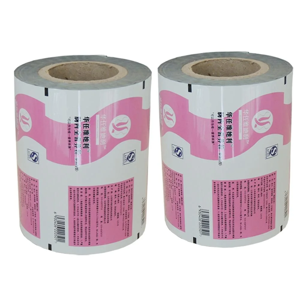 Cookie plastic food packaging roll film with aluminum laminated film