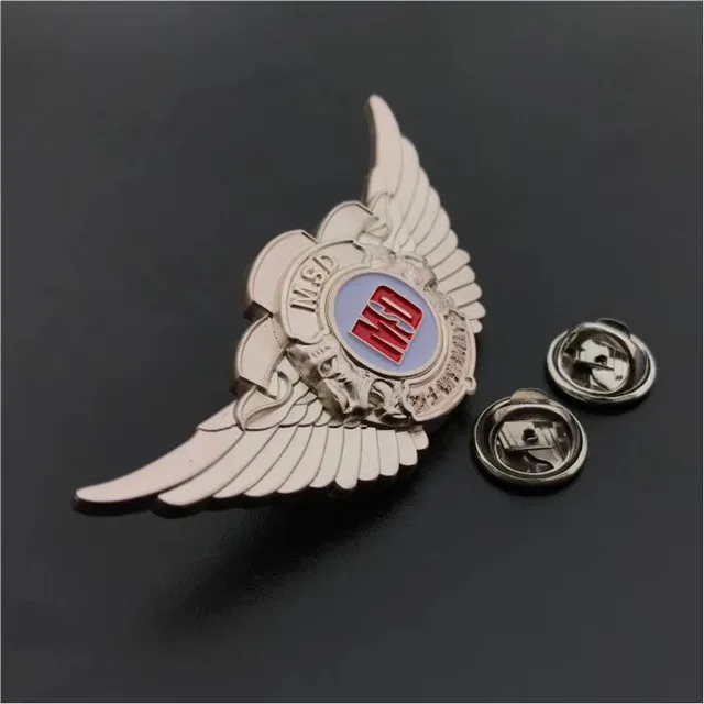 New Custom Charm Antique Shield Grill Metal Lapel Pin Badges