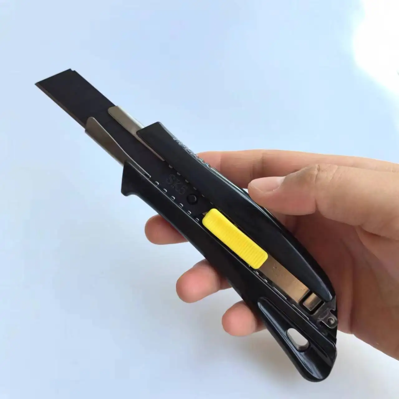 Automatic Retractable Cutter Knife Multi-purpose Black Blade And Opener Utility Knife