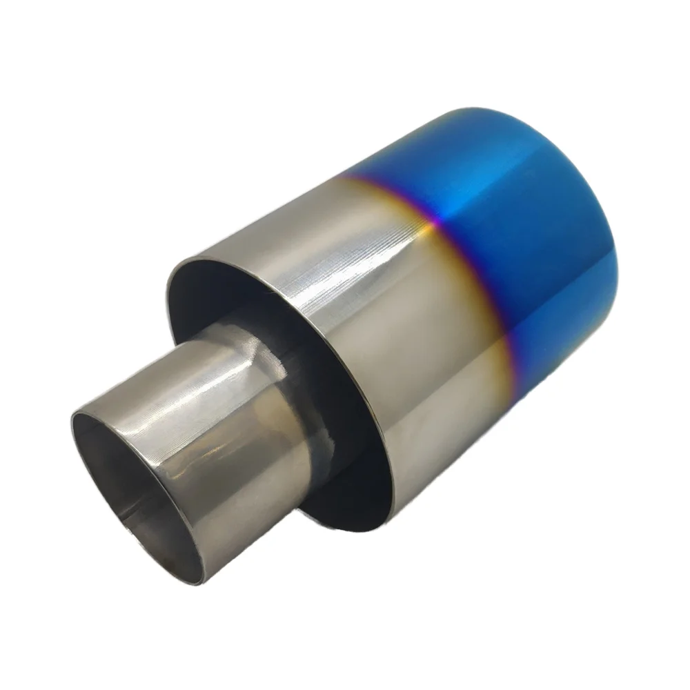 Double layer Straight cutting welded edge exhaust pipe in hot selling