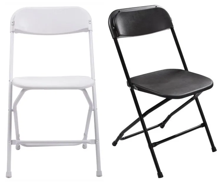 US warehouse 5-Pack Lightweight Plastic Folding Chair for living room