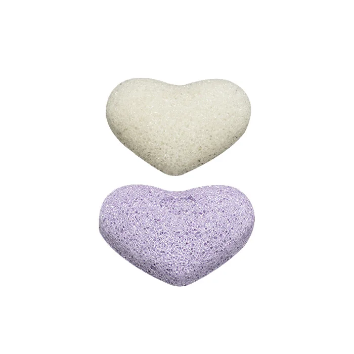 hot sale Natural Green Facial Washing Cleaning Sponge Konjac Konnyaku Exfoliator Cleansing Sponge