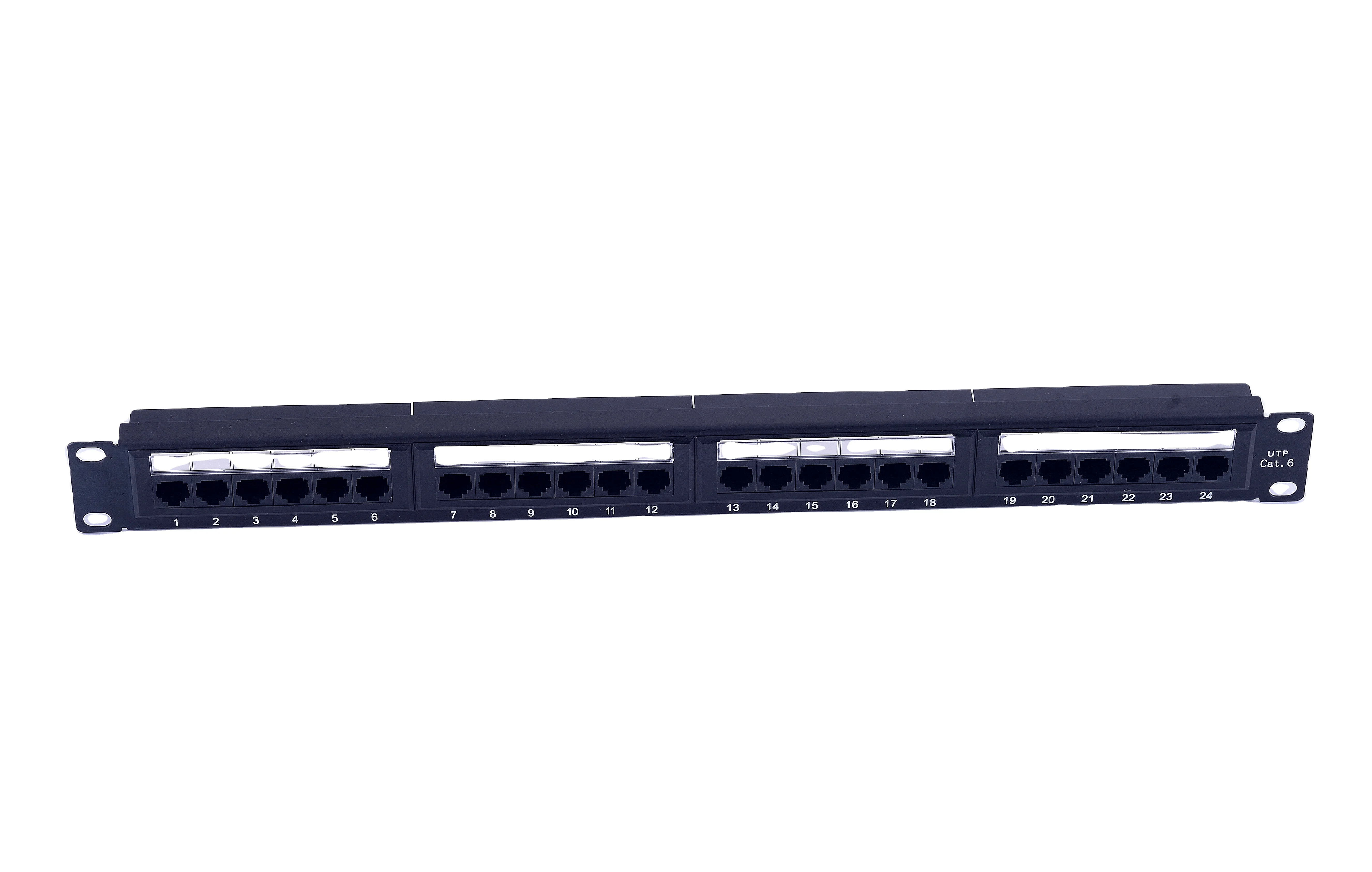 1U сетевой кабель UTP cat6 24-портовая сталь