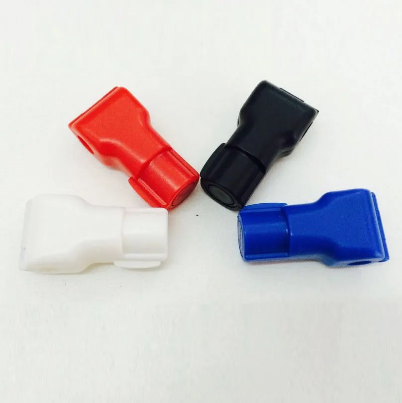 Retail Store Supermarket Anti-Theft  Hook Lock Plastic Red Stop Lock Pegboard Display Lock Hook