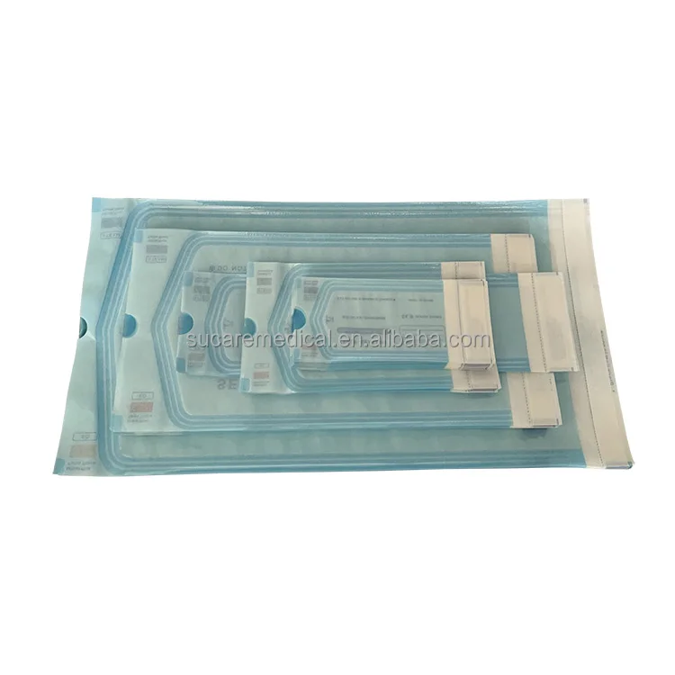 Одноразовые одноразовые автоклавные самоуплотняющие стерилизационные пакеты для стоматологической клиники, несколько размеров