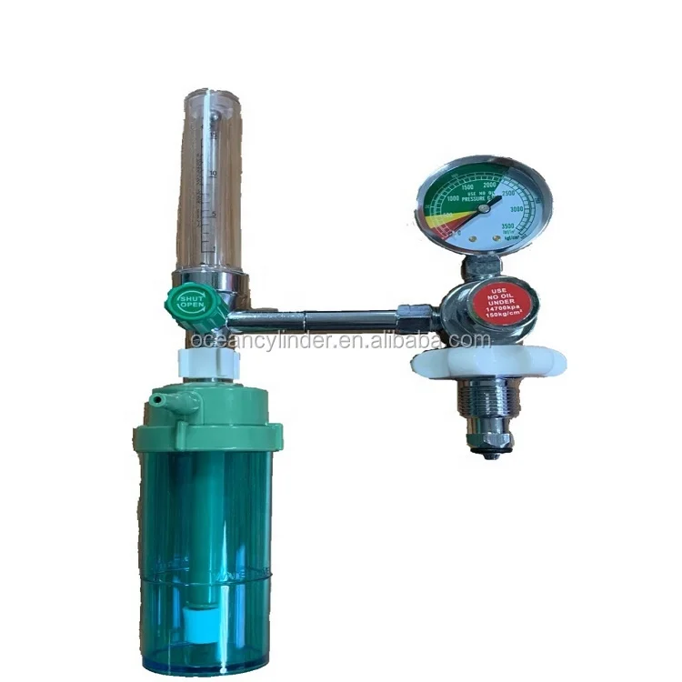 HG-IG Double Gauge Medical Oxygen Regulator,oxygen pressure regulator with flowmeter