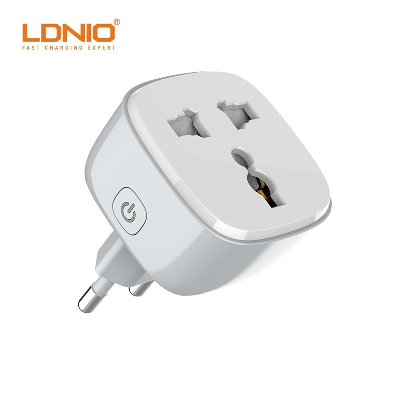 LDNIO SCW1050 2500W 10A ЕС США Великобритания розетка преобразования Беспроводное управление Wifi умный дом