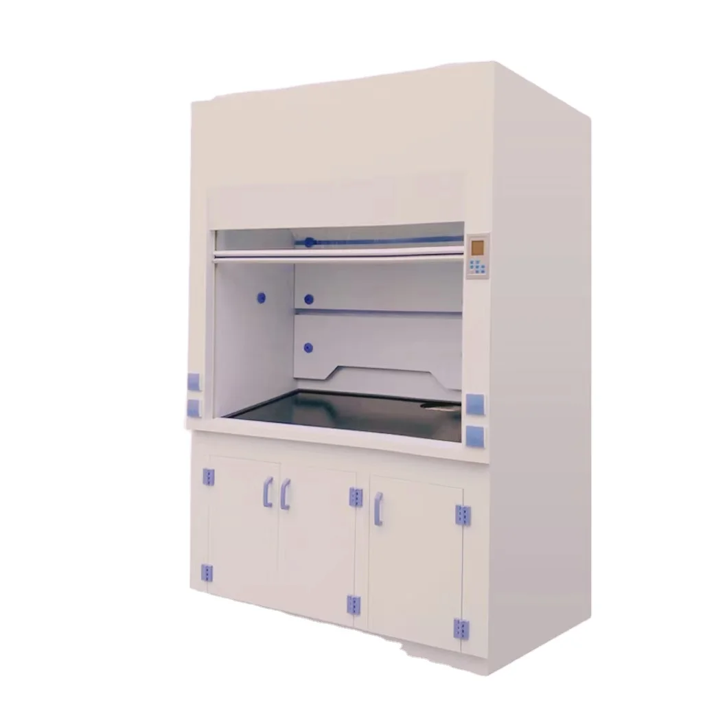 Specializing in the production of exhaust low noise chemical fume hood steel desktop fume hood