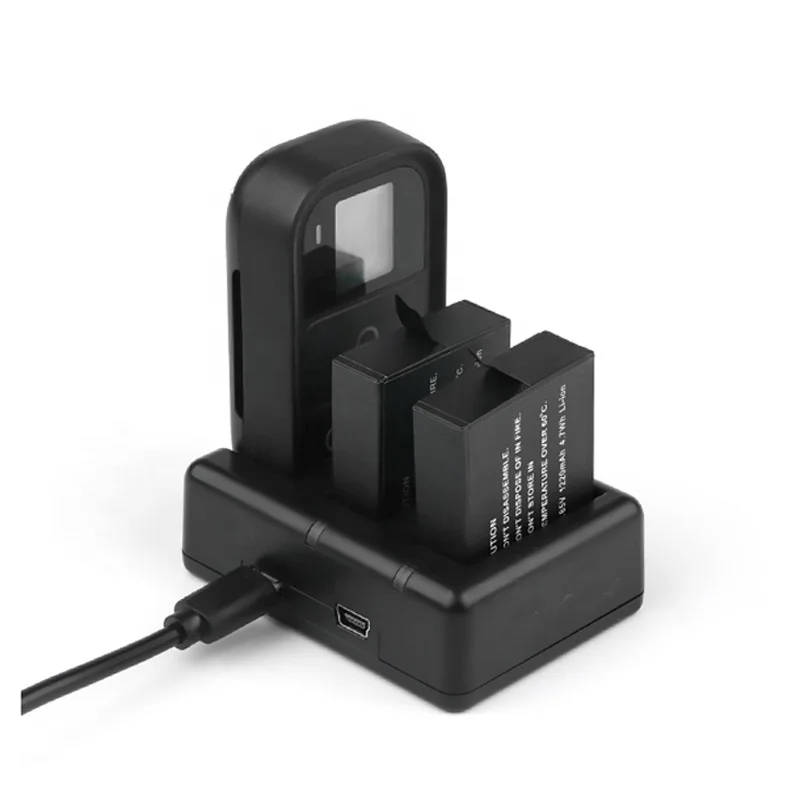 Go Pro New 3-way USB 3 Slots Battery Charger USB WiFi Remote Control Charging For Gopro Hero 7 6 5 Black Controller