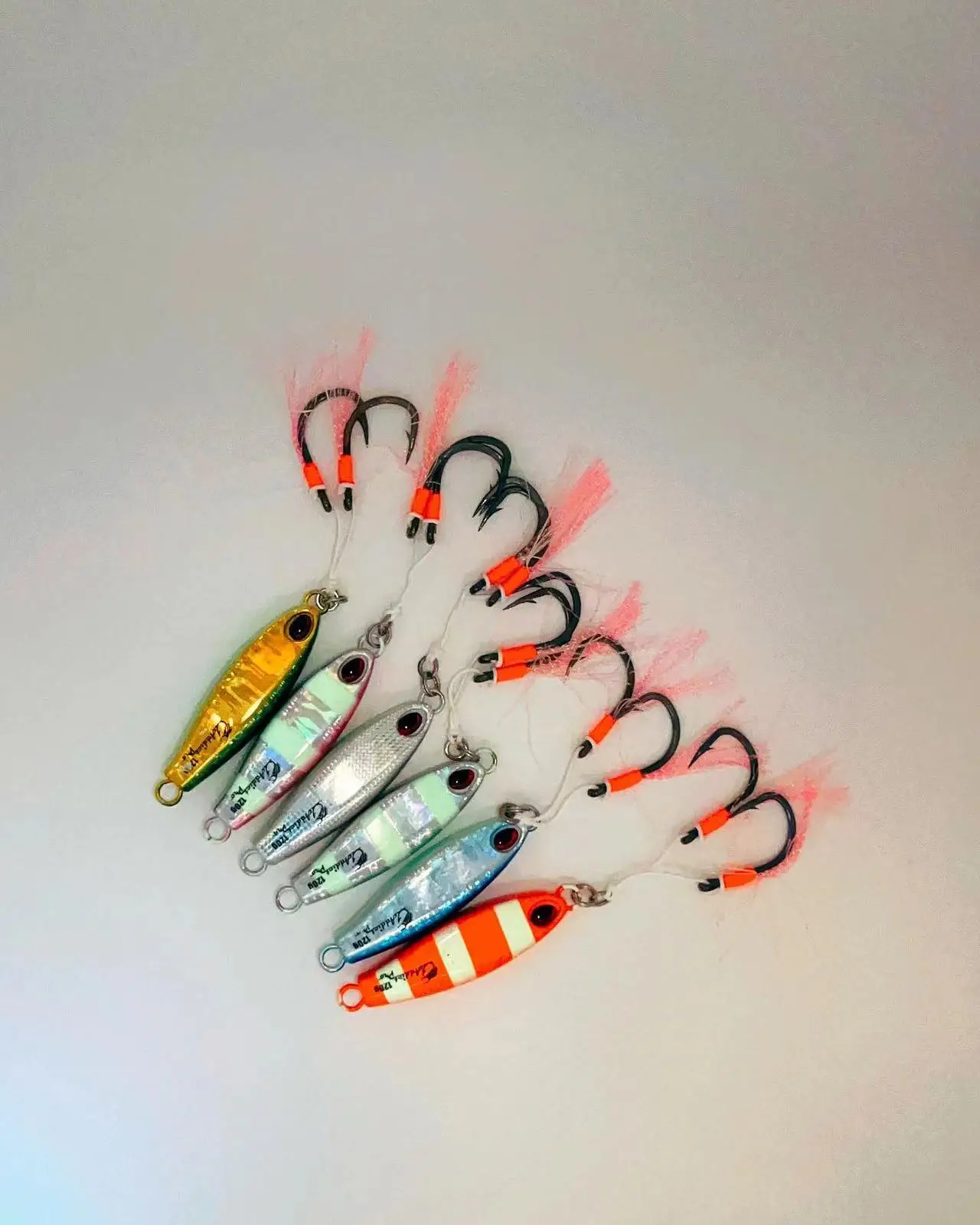 Addictpro D025 40g 60g 80g 100g 120g metal jigs luminous fishing jigbait glow slow jigging seafishing lures