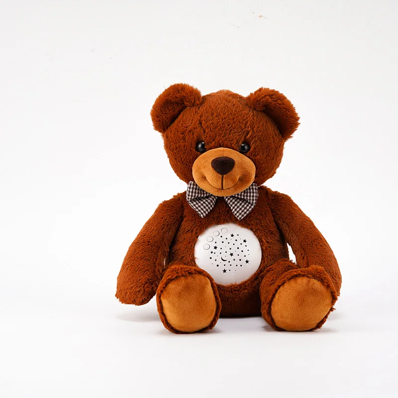 High Quality Teddy Bear Stuffed Plush Light-Up Talking Animal Doll Kids Aged 3+ Music Warmth Features Factory Direct