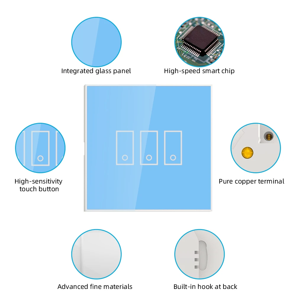 
Smart home products Fibaro compatible eu 868.4mhz iot z wave 1/2/3 gang zwave modul light switch 