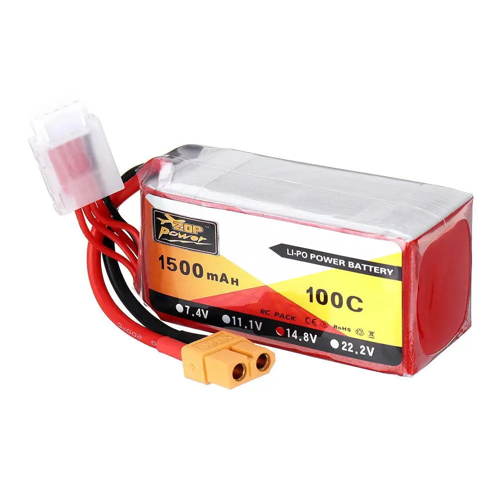 
ZOP power 1500MAH 11.1V14.8v 22.2v100C RC Car ship Model Li-po battery 
