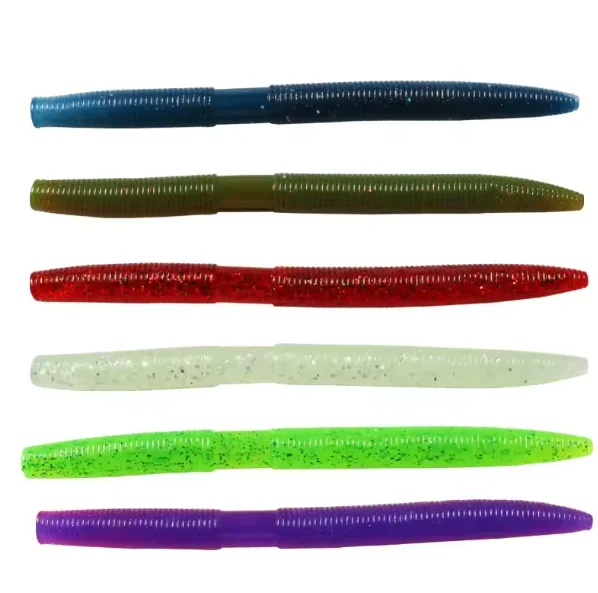 14cm 10.6g Soft Salted Bait Body Efficient Fish Trap for Bass Fishing PVC Larva Walking Worm Lure for Lake and Stream Fishing
