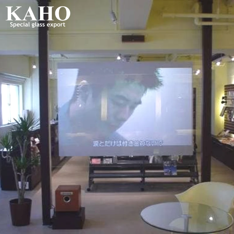 Self Adhesive Transparent Lamination 3D Rear Projection Screen Holographic Window Film